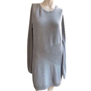 Gray Ribbed Sweater